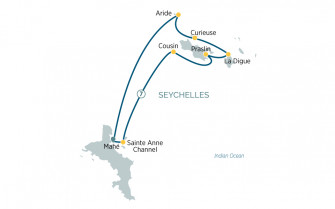 Маршрут круиза «Тропическое очарование Сейшельских островов»