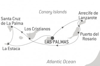 Маршрут круиза «Канарские острова - земля контрастов»