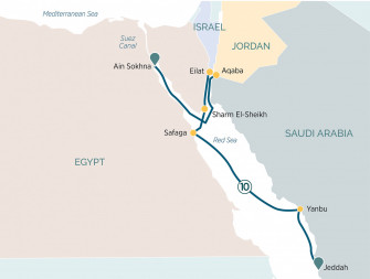 Маршрут круиза «Египет и Саудовская Аравия »