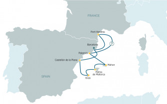 Маршрут круиза «Исследование Балеарских островов»