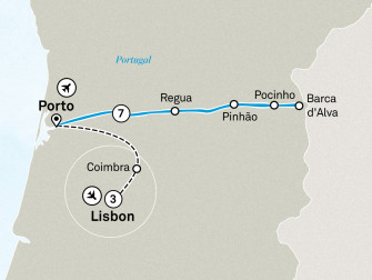 Маршрут круиза «Незабываемая Дору и Лиссабон»